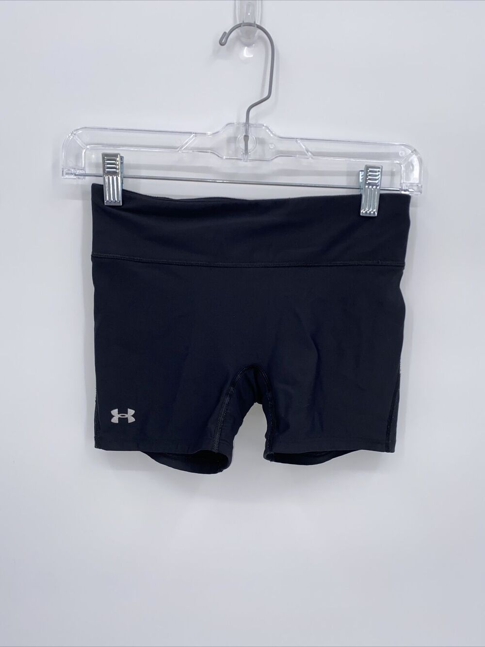 Under Armour Womens Stretch Elastic Waist Activewear Bike Shorts Size Small
